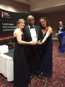 SS & MM Receiving ICAEW's East Midlands Best Business Award Mar 2016