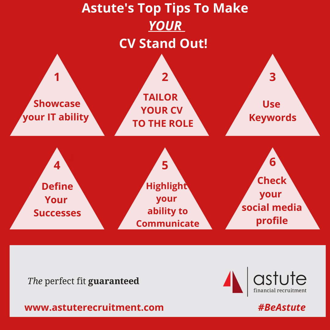 Astute’s Top CV Tips To Make Your CV Stand Out!