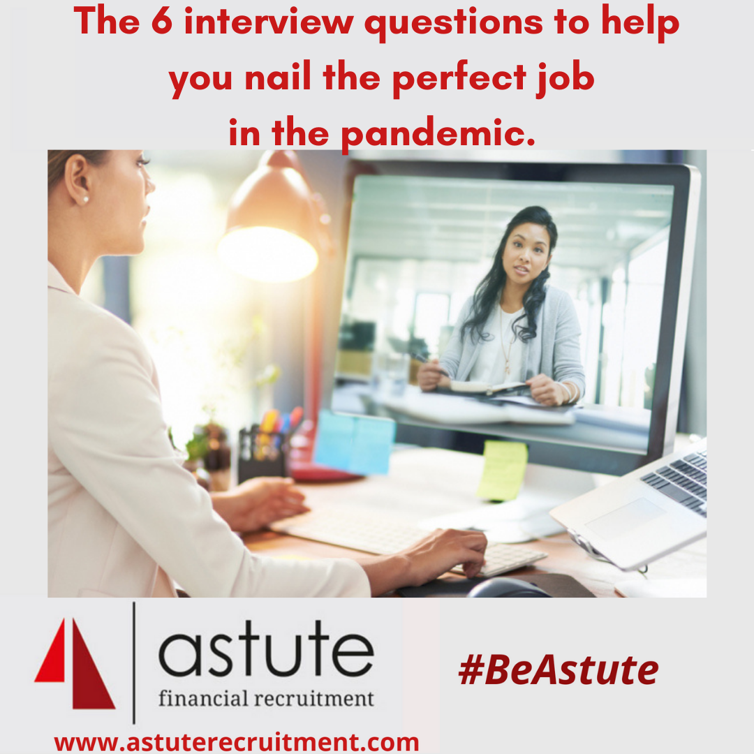 6 interview questions AND answers to help you nail the perfect job in the pandemic.