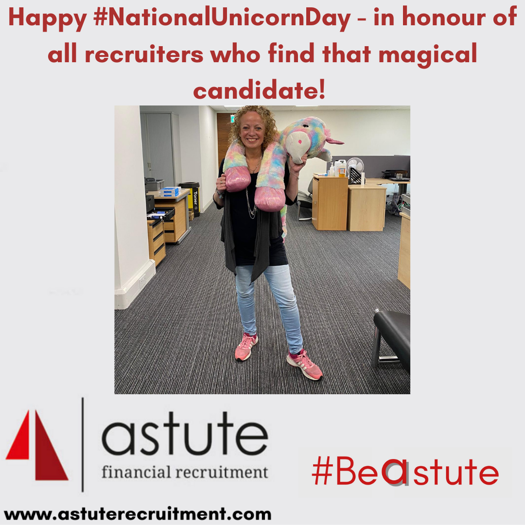 Happy #NationalUnicornDay – in honour of all recruiters everywhere who find that magical one-of-a-kind candidate!