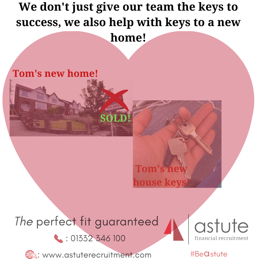 We don’t just give our team the keys to success, we also help with keys to a new home!